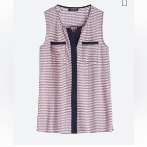 PAPERMOON- Lugosi Split Neck Blouse. Size small